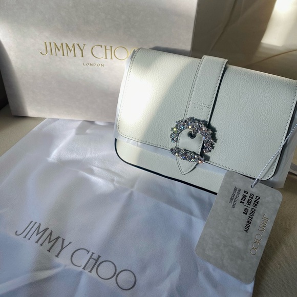 SOLD!!!! BNIB Authentic JIMMY CHOO Cheri in Milk β¨π€ - Picture 3 of 6